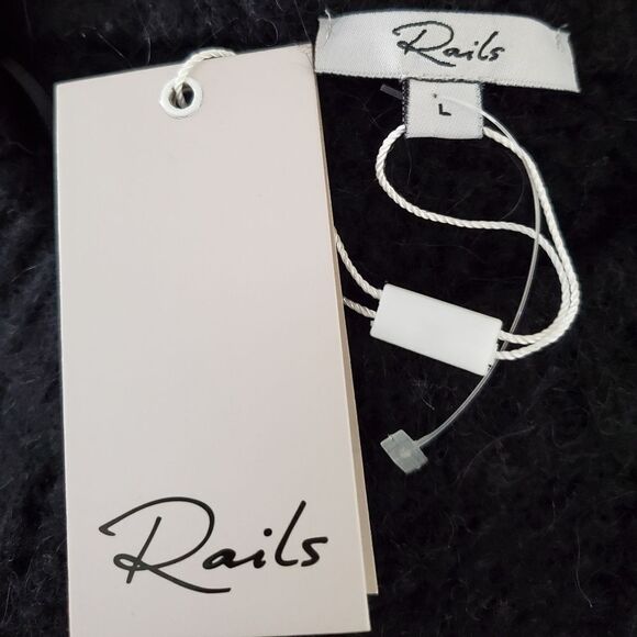 Rails Mara Sweater size Large in Black - NEW - Picture 11 of 13